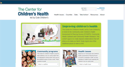 Desktop Screenshot of centerforchildrenshealth.org